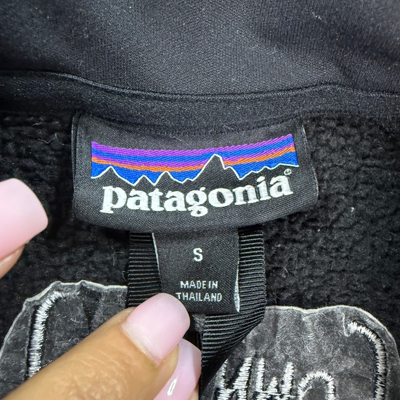 Patagonia Better Sweater 1/4 Zip Pullover Women's Small Black Heathered Fleece - Picture 2 of 9